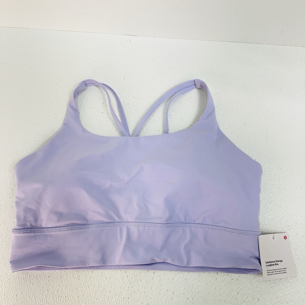 Lululemon Energy Longline Bra Size 14 / Lavender Frost